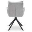 Mebel Elite Вращающееся кресло Paul, серого цвета, ME.PAUL/P/CZ/T/K - Home Club, изображение 7