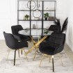 Mebel Elite Вращающееся кресло Mia, чёрное, велюровое, ME.MIA/CZ/ZL/V/K - Home Club, изображение 2
