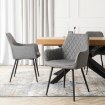 Mebel Elite Стул Bresso 2, серый, ME.BRESSO2/P/CZ/T/K - Home Club, изображение 3