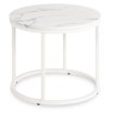 Mebel Elite Столик Agnes «Білий мармур», ME.AGNES/BM/B/L - Home Club