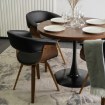 Mebel Elite Стул Ohio из экокожи, чёрный, с гнутой фанерой, ME.OHIO/CZ/DG/E/K - Home Club, изображение 3
