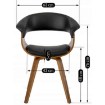 Mebel Elite Стул Ohio из экокожи, чёрный, с гнутой фанерой, ME.OHIO/CZ/DG/E/K - Home Club, изображение 10