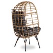 Mebel Elite Садовий крісло для відпочинку Madison, сіре, ME.MADISON/CP/NAT/T/FW - Home Club, зображення 4