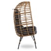 Mebel Elite Садовий крісло для відпочинку Madison, сіре, ME.MADISON/CP/NAT/T/FW - Home Club, зображення 5