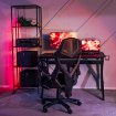 Mebel Elite Игровое вращающееся кресло Bing с подставкой для ног, чёрного цвета, ME.BING/CZ/T/FO - Home Club, изображение 5