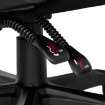 Mebel Elite Игровое вращающееся кресло Bing с подставкой для ног, чёрного цвета, ME.BING/CZ/T/FO - Home Club, изображение 11
