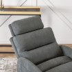 Mebel Elite Кресло для отдыха Henry с подставкой для ног, серого цвета, ME.HENRY/P/T/FW - Home Club, изображение 4