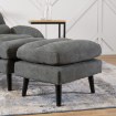 Mebel Elite Кресло для отдыха Henry с подставкой для ног, серого цвета, ME.HENRY/P/T/FW - Home Club, изображение 6