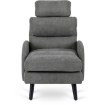 Mebel Elite Кресло для отдыха Henry с подставкой для ног, серого цвета, ME.HENRY/P/T/FW - Home Club, изображение 8