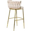 Mebel Elite Стул Flores 2 кремового цвета из велюра, ME.FLORES2/KR/ZL/V/H - Home Club, изображение 4