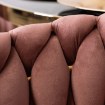 Mebel Elite Стілець Capi, рожевий, плетений, велюровий, ME.CAPI/R/ZL/V/K - Home Club, зображення 5