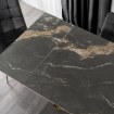 Mebel Elite Стол Luigi, керамический, раскладной, 160–240 см, черно-золотой мрамор/золотой, ME.LUIGI/CZZL/ZL/S160-240 - Home Club, изображение 6