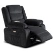 Mebel Elite Массажное кресло с электроприводом и откидной спинкой Jasper, черного цвета, ME.JASPER/CZ/T/FW - Home Club, изображение 3