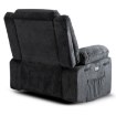 Mebel Elite Массажное кресло с электроприводом и откидной спинкой Jasper, черного цвета, ME.JASPER/CZ/T/FW - Home Club, изображение 8