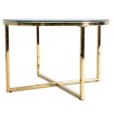 Mebel Elite Стеклянный столик Flip, прозрачный/золотой, ME.FLIP/TR/ZL/L - Home Club, изображение 3