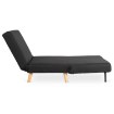 Mebel Elite Двухместное раскладное кресло Marry 2, чёрное, ME.MARRY2/CZ/DNAT/T/FW - Home Club, изображение 5