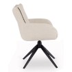 Mebel Elite Комплект: стол Ibiza 160–240 см, черный мрамор/черный, и 4 кресла July кремового цвета, IBIZA/CZZL/CZ/S160-240/JULY/KR/T/Z4/K - Home Club, изображение 11