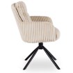 Mebel Elite Вращающееся кресло для гостиной June, бежевое, из вельвета, ME.JUNE/BZ/SZTR/K - Home Club, изображение 7