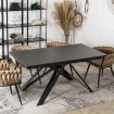 Mebel Elite Стол Maxime, керамический, раскладной, 160–240 см, черный мрамор, ME.MAXIME/CZ/S - Home Club, изображение 3