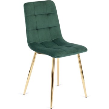 Mebel Elite Стілець York, зелений, велюровий, ME.YORK/Z/ZL/V/K - Home Club