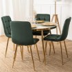 Mebel Elite Стул York, зеленый, велюровый, ME.YORK/Z/ZL/V/K - Home Club, изображение 3
