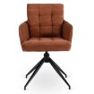 Mebel Elite Вращающееся кресло Akita, красное, из вельвета, ME.AKITA/RD/SZTR/K - Home Club, изображение 7