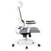 Mebel Elite Обертове крісло Nicki, ергономічне, сіре, ME.NICKI/B/P/T/FO - Home Club, зображення 4