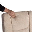 Mebel Elite Масажне обертове крісло Spike 2, бежеве, ME.SPIKE2/BZ/T/FW - Home Club, зображення 13
