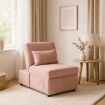 Mebel Elite Раскладной кресло Iberis 67 см для сна, розовое, ME.IBERIS/R/T/FW67 - Home Club, изображение 2