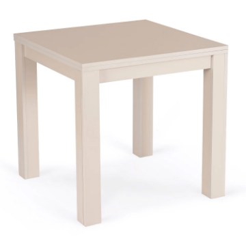 Mebel Elite Раздвижной стол Max 80–160 см, орех макадамия, W.MAX/OM/S - Home Club
