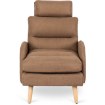 Mebel Elite Кресло для отдыха Henry с подставкой для ног, коричневое, ME.HENRY/BR/T/FW - Home Club, изображение 3