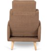 Mebel Elite Кресло для отдыха Henry с подставкой для ног, коричневое, ME.HENRY/BR/T/FW - Home Club, изображение 7