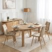 Mebel Elite Стол Harry, раскладной, 102–142 см, дуб Artisan, W.HARRY/DA/S - Home Club, изображение 3