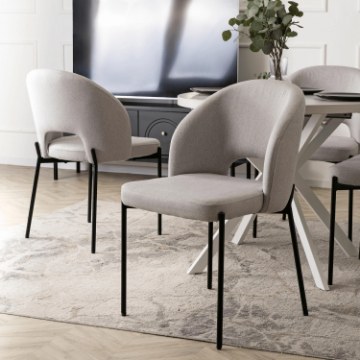 Mebel Elite Стул Bros, серый/чёрный, ME.BROS/P/CZ/T/K - Home Club