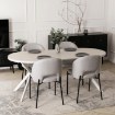Mebel Elite Стул Bros, серый/чёрный, ME.BROS/P/CZ/T/K - Home Club, изображение 4