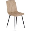 Mebel Elite Стул Robin, бежевый, велюровый, ME.ROBIN/BZ/V/K - Home Club