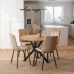 Mebel Elite Стул Robin, бежевый, велюровый, ME.ROBIN/BZ/V/K - Home Club, изображение 3