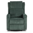 Mebel Elite Раскладной массажный кресло Sebastian, зеленое, из вельвета, ME.SEBASTIAN/Z/SZTR/FW - Home Club, изображение 4