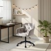 Mebel Elite Вращающееся кресло Konor, серый/чёрный, велюр, ME.KONOR/P/CZ/V/FO - Home Club, изображение 2