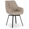 Mebel Elite Вращающееся кресло Luna 2, бежевого цвета, ME.LUNA2/BZ/T/K - Home Club, изображение 3