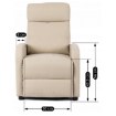 Mebel Elite Раскладной кресло Danny, бежевого цвета, ME.DANNY2/BZ/T/FW - Home Club, изображение 14