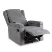 Mebel Elite Розкладне крісло з функцією масажу Sebastian, сіре, тканинне, ME.SEBASTIAN/P/T/FW - Home Club, зображення 3