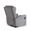 Mebel Elite Розкладне крісло з функцією масажу Sebastian, сіре, тканинне, ME.SEBASTIAN/P/T/FW - Home Club, зображення 9