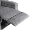 Mebel Elite Розкладне крісло з функцією масажу Sebastian, сіре, тканинне, ME.SEBASTIAN/P/T/FW - Home Club, зображення 12