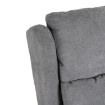 Mebel Elite Розкладне крісло з функцією масажу Sebastian, сіре, тканинне, ME.SEBASTIAN/P/T/FW - Home Club, зображення 15