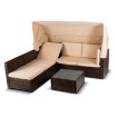 Mebel Elite Комплект садовой мебели Caliente, коричневый/бежевый, ME.CALIENTE/BR/RT/OGR/ZES - Home Club, изображение 5