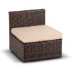 Mebel Elite Комплект садовой мебели Caliente, коричневый/бежевый, ME.CALIENTE/BR/RT/OGR/ZES - Home Club, изображение 11
