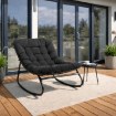 Mebel Elite Кресло-качалка Aurora, чёрное, ME.AURORA/CZ/T/FW - Home Club, изображение 2