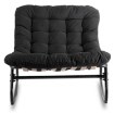 Mebel Elite Кресло-качалка Aurora, чёрное, ME.AURORA/CZ/T/FW - Home Club, изображение 3