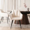 Mebel Elite Стул Nawara кремового цвета из букле, ME.NAWARA/KR/CZ/TB/K - Home Club, изображение 3